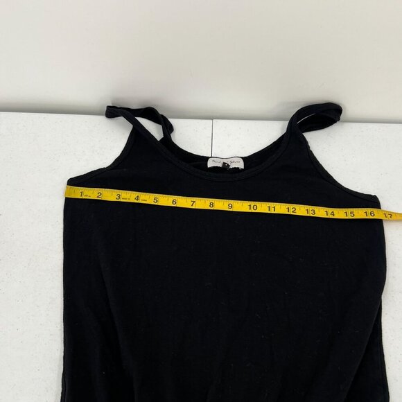 Michael Stars S Black Tank Jumpsuit Cotton Modal Drawstring Waist Theo Lounger - Picture 5 of 10